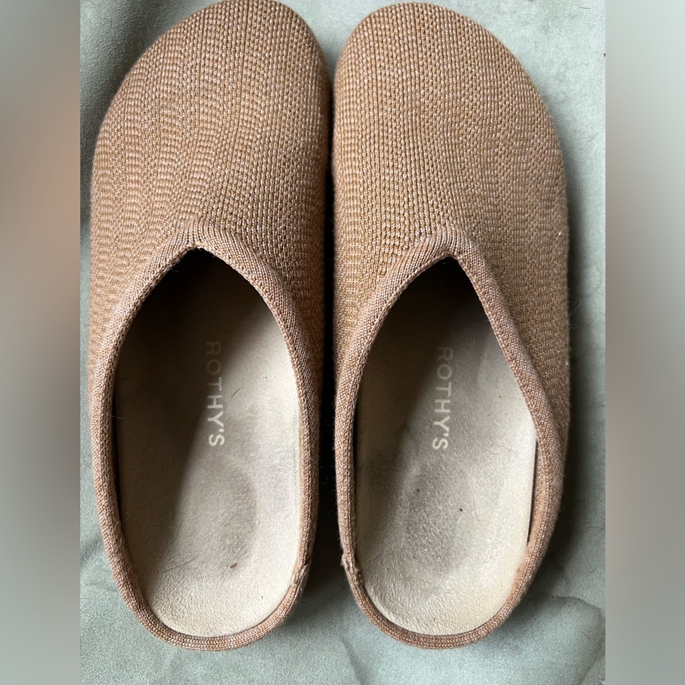 Rothy’s’ Teak Merino Wool Casual Clogs Women’s Size 10
